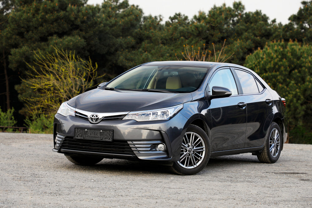 The Toyota Corolla Sedan is the best selling car in the world since its inception in 1966._shutterstock 1426052525