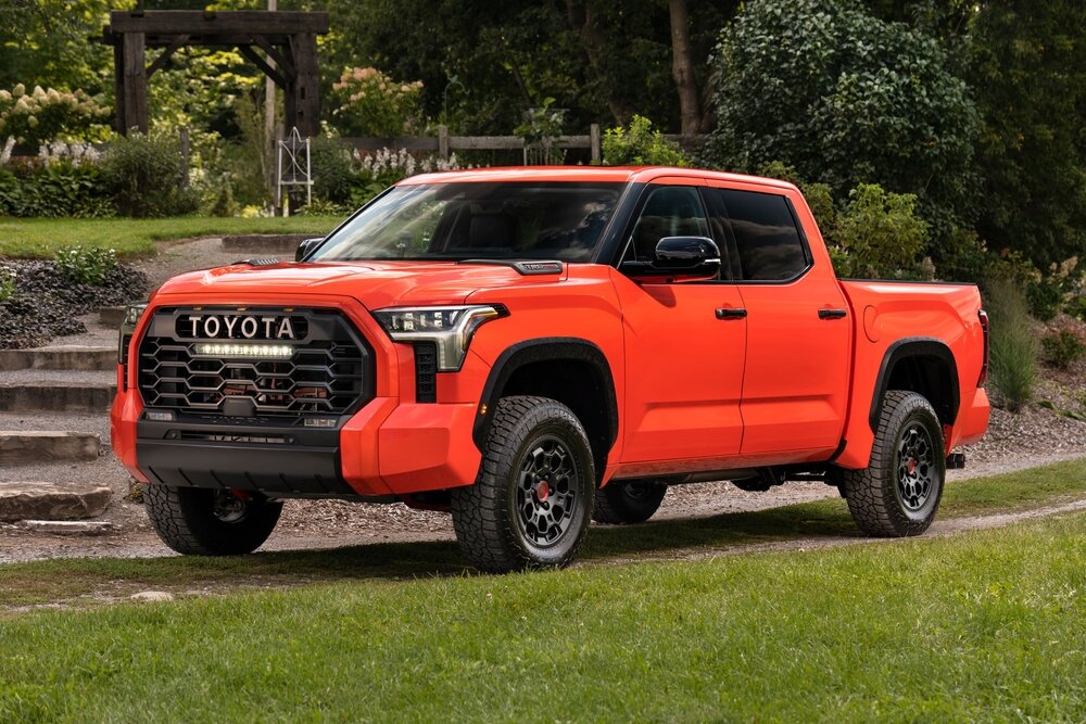 Shenzhen, China, 25 September 2021 Toyota Tundra TRD Pro CrewMax 2022_shutterstock_2047419131