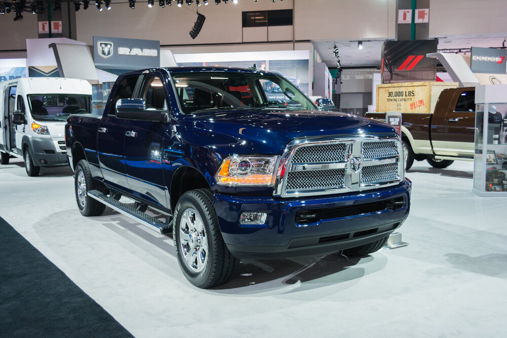 2015 RAM 2500 Limited on display at the LA Auto Show_shutterstock 232428460