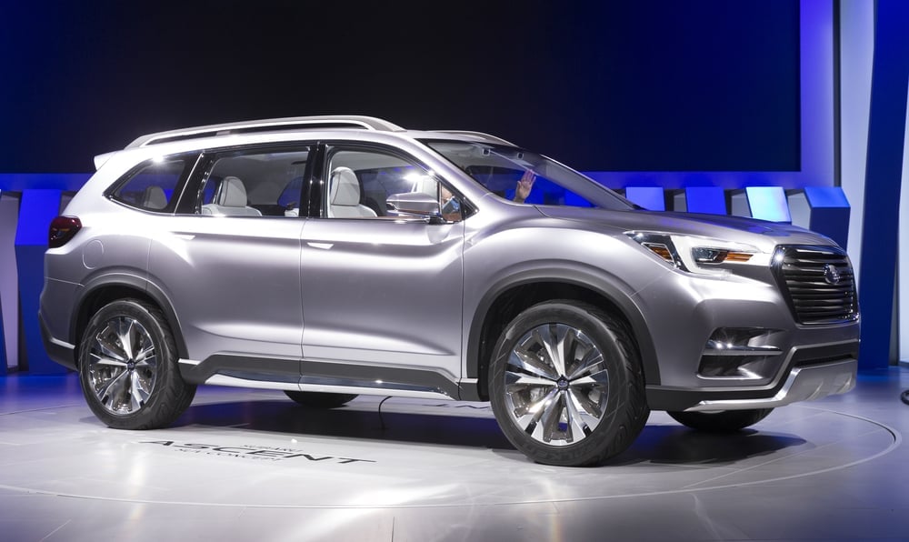 Subaru Ascent SUV concept car unveiled at 2017 New York International Auto Show