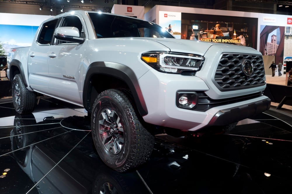 2019 Toyota Tacoma at the annual International auto show in Chicago, IL