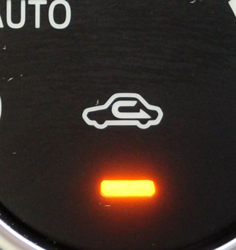 Air recirculation button