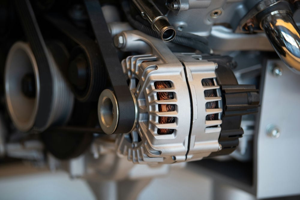 The secondary effects of a bad alternator may cause a rough idle.