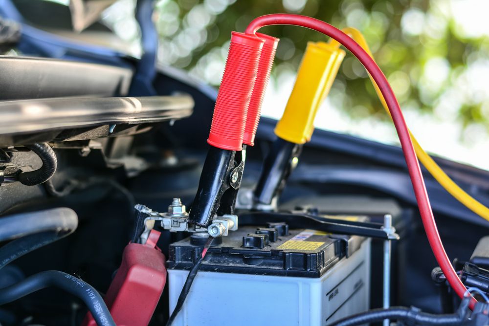 Boosting a car's battery