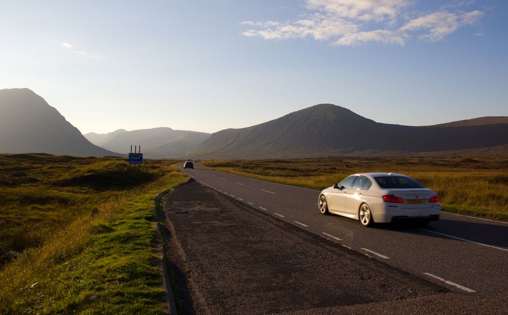 A car can drive far without key fob.