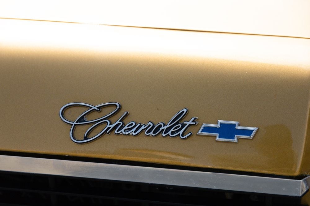 Example of a old Chevrolet badge.