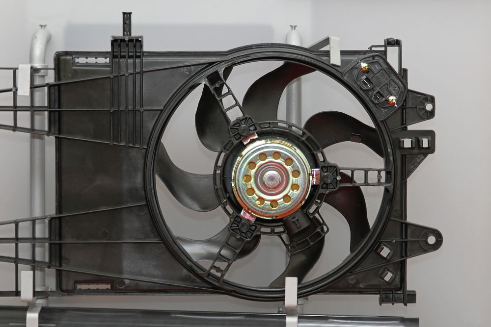 Electric car cooling fan