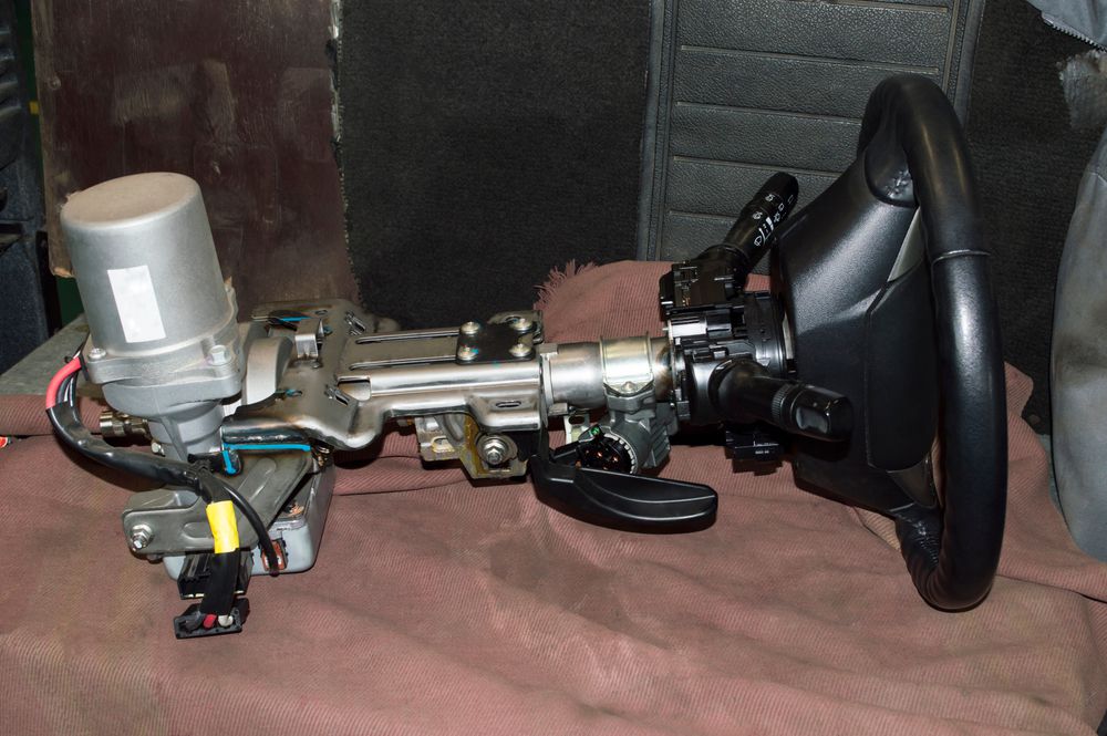 Electric power steering column