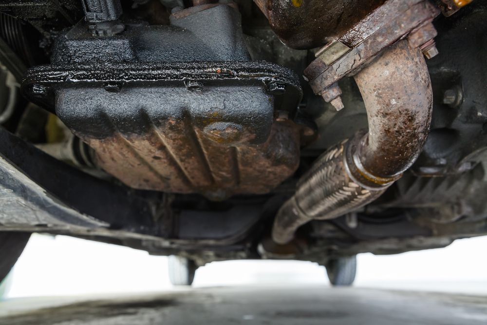 Engine oil leaks can damage motor mounts.