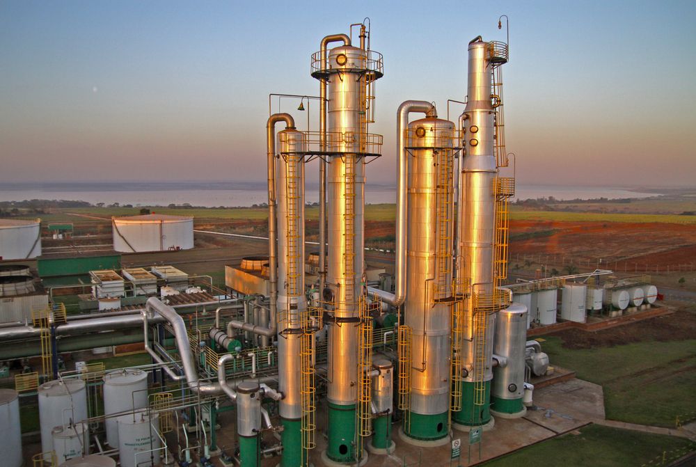 Ethanol plant in middle America.