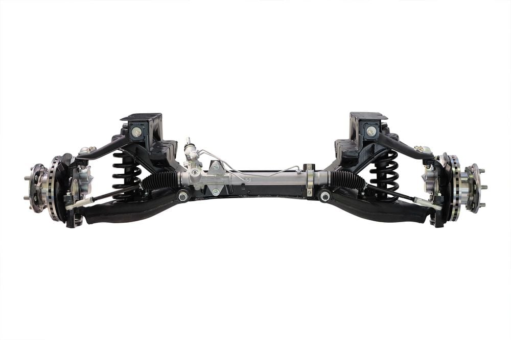 Example of a front axle