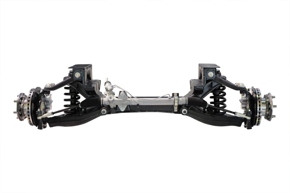 Example of a front axle