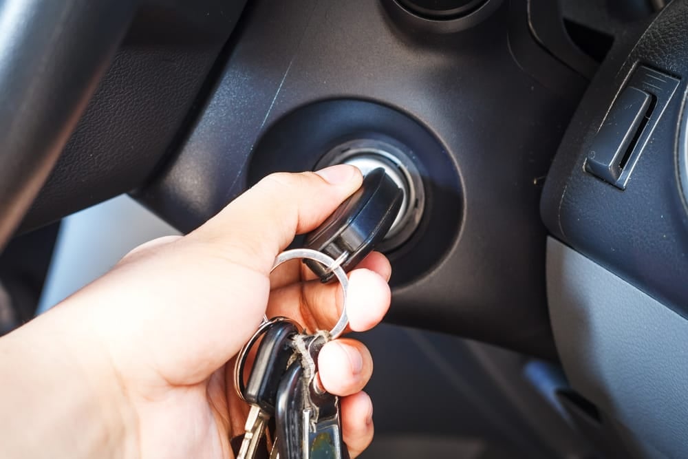 A faulty ignition switch can be hard to turn.