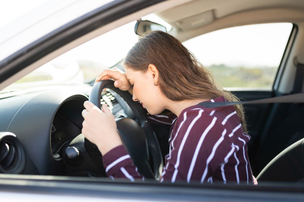 Frustrated because car won't start