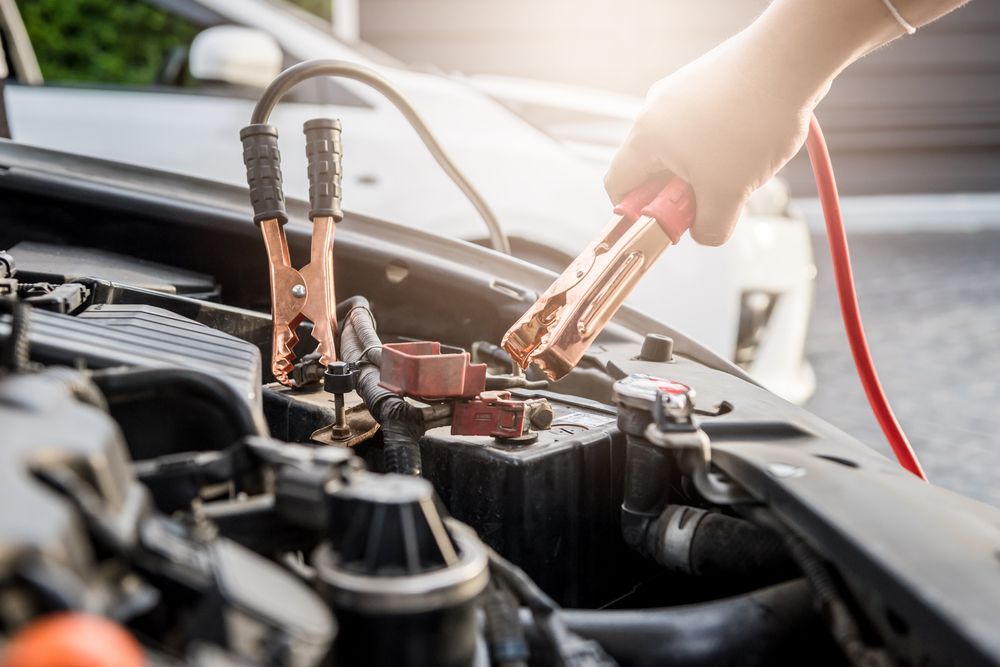 Jumping a battery