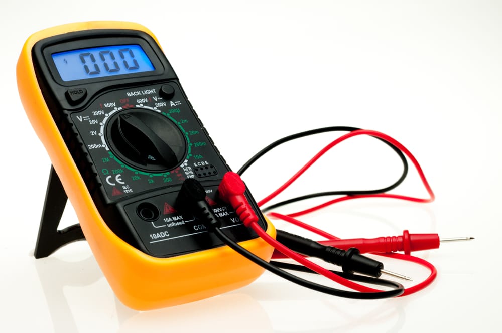 A multimeter can be used for testing an ignition switch.
