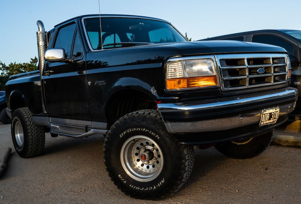 Older high mileage well maintained Ford Truck