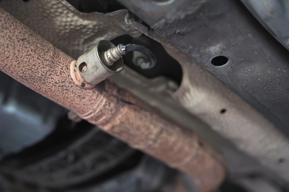 An oxygen sensor can trigger a check engine light if there is an exhaust leak.