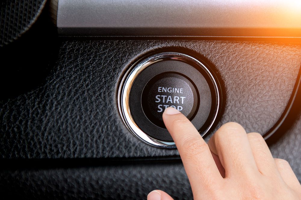 Push to start starting system.