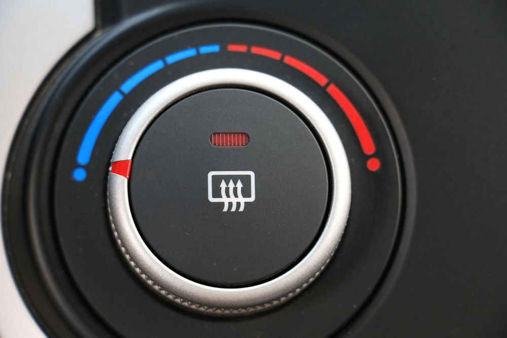Vehicle's temperature controls.