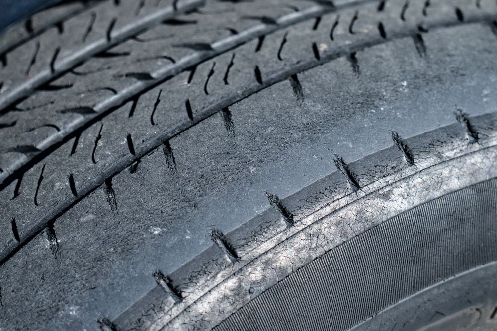 Uneven tire wear from not rotating your tires.