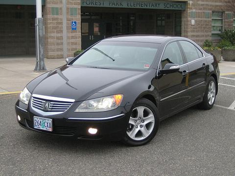 Black 2007 Acura RL