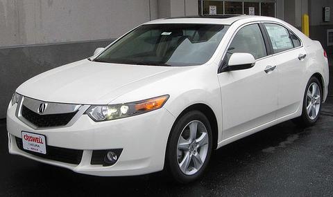 White 2010 Acura TSX