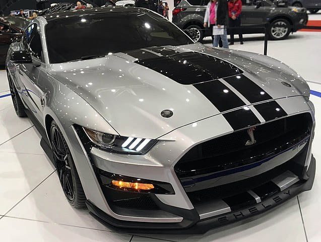 2020 Ford Mustang Shelby GT500 at a car show